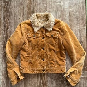 Women's Tan Fur Lined Jacket